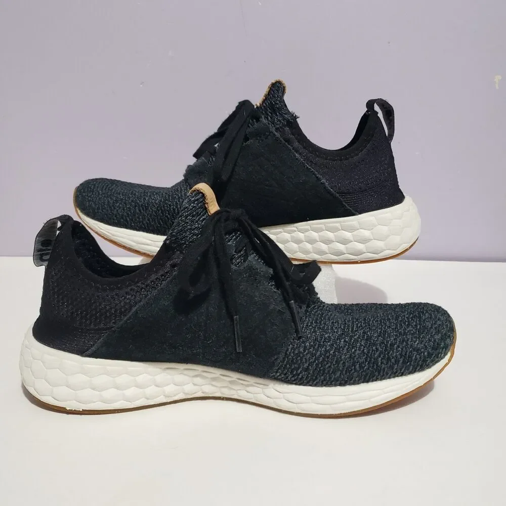 New Balance Women's Cruz V2 Fresh Foam  Black Sneakers Sz 9.5